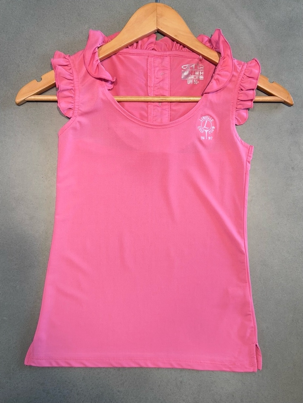 NWOT Garb Girls Ruffle Polo Shirt